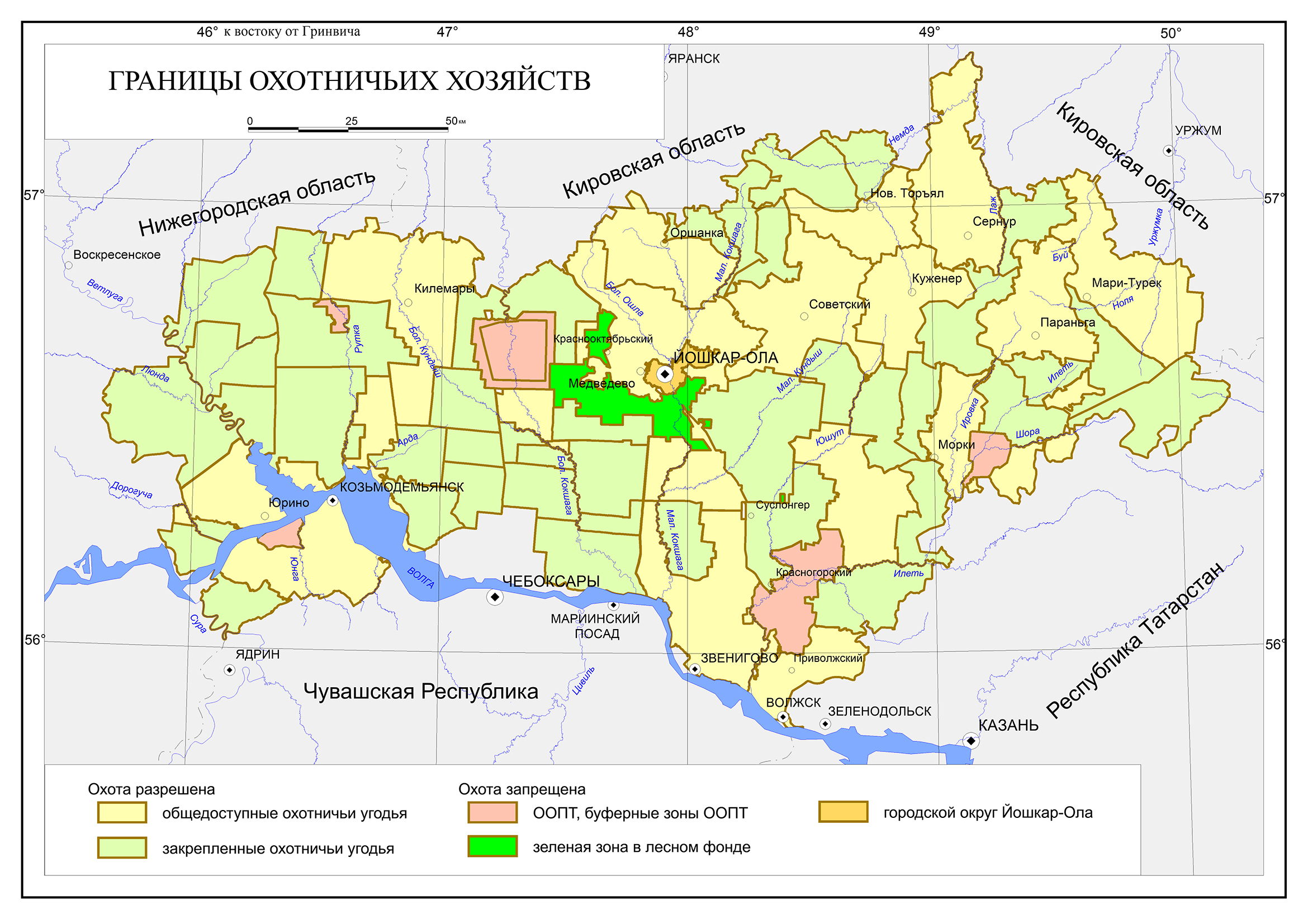 Карта охотничьих угодий республики башкортостан